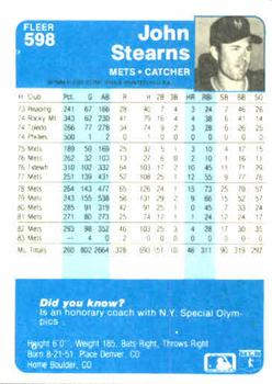 John Stearns  baseball card collectible - Main Image 2