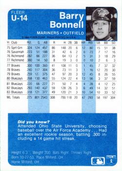 Barry Bonnell  baseball card collectible - Main Image 2