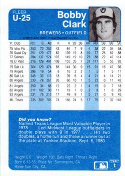 Bobby Clark  baseball card collectible - Main Image 2