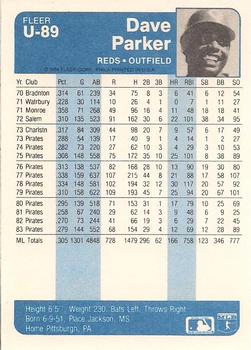 Dave Parker  baseball card collectible - Main Image 2