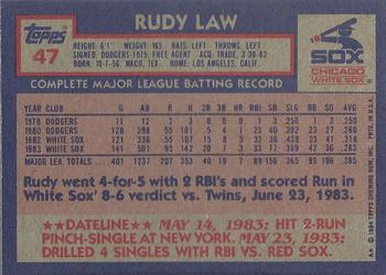 Rudy Law  baseball card collectible - Main Image 2