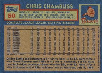 Chris Chambliss  baseball card collectible - Main Image 2