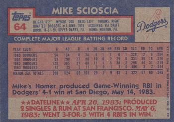 Mike Scioscia  baseball card collectible - Main Image 2