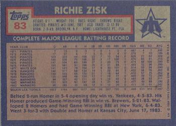 Richie Zisk  baseball card collectible - Main Image 2