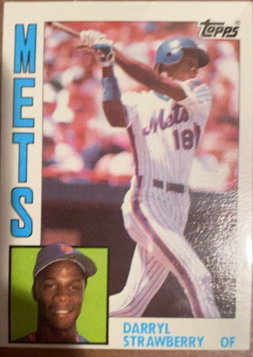 Darryl Strawberry  baseball card collectible - Main Image 3