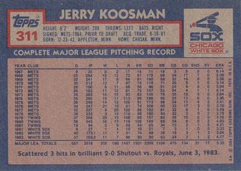 Jerry Koosman  baseball card collectible - Main Image 2