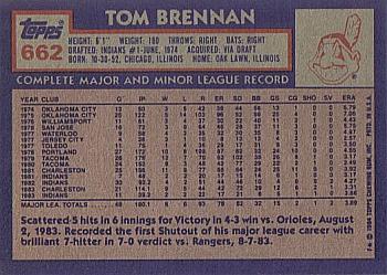 Tom Brennan  baseball card collectible - Main Image 2