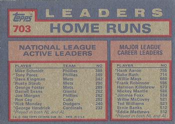 NL Active Career Home Run Leaders (Mike Schmidt / Tony Perez / Dave Kingman)  baseball card collectible - Main Image 2