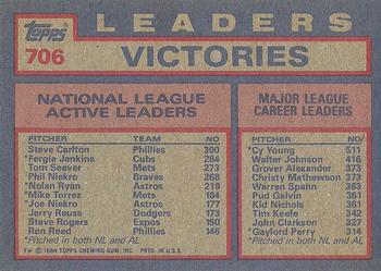 NL Active Career Victory Leaders (Steve Carlton / Fergie Jenkins / Tom Seaver)  baseball card collectible - Main Image 2