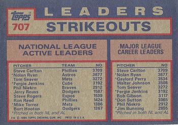 NL Active Career Strikeout Leaders (Steve Carlton / Nolan Ryan / Tom Seaver)  baseball card collectible - Main Image 2