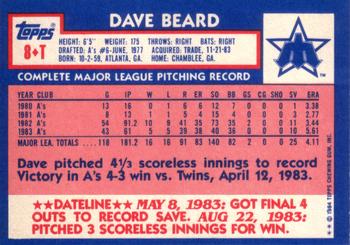 Dave Beard  baseball card collectible - Main Image 2