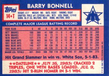 Barry Bonnell  baseball card collectible - Main Image 2