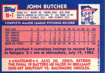 John Butcher  baseball card collectible - Main Image 2