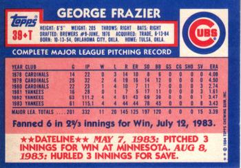 George Frazier  baseball card collectible - Main Image 2