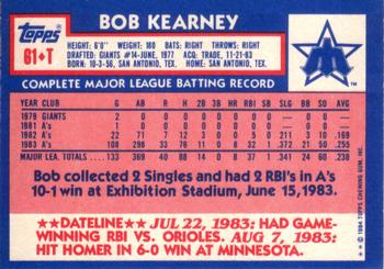 Bob Kearney  baseball card collectible - Main Image 2