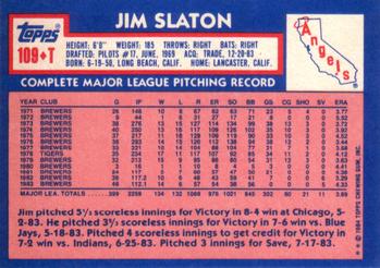 Jim Slaton  baseball card collectible - Main Image 2