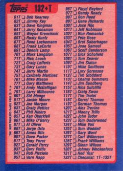 Checklist: 1T-132T  baseball card collectible - Main Image 2