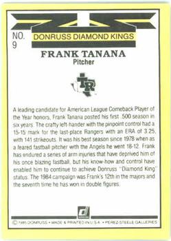 Frank Tanana  baseball card collectible - Main Image 2