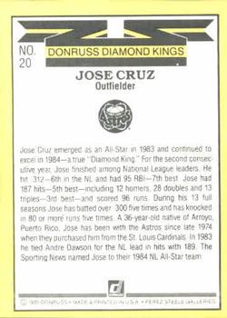 Jose Cruz  baseball card collectible - Main Image 2