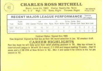 Charlie Mitchell  baseball card collectible - Main Image 2