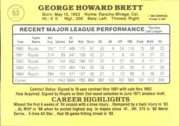 George Brett  baseball card collectible - Main Image 2