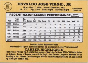 Ozzie Virgil  baseball card collectible - Main Image 2