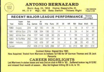 Tony Bernazard  baseball card collectible - Main Image 2