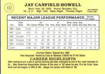 Jay Howell  baseball card collectible - Main Image 2