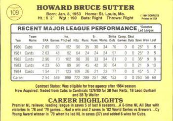 Bruce Sutter  baseball card collectible - Main Image 2