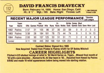 Dave Dravecky  baseball card collectible - Main Image 2