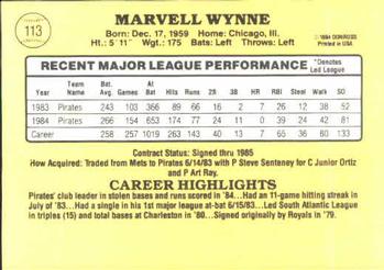 Marvell Wynne  baseball card collectible - Main Image 2