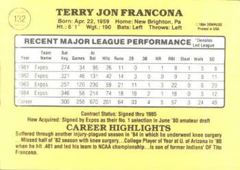 Terry Francona  baseball card collectible - Main Image 2