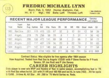 Fred Lynn  baseball card collectible - Main Image 2