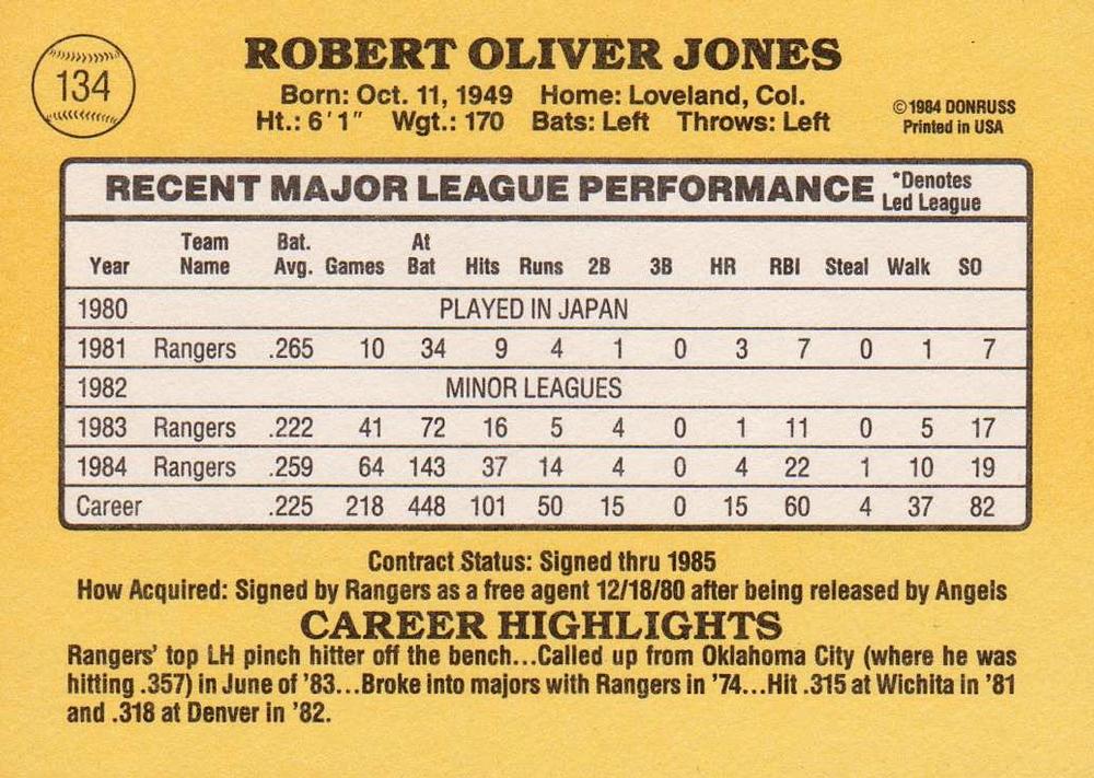 Bobby Jones  baseball card collectible - Main Image 2