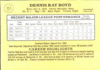 Oil Can Boyd  baseball card collectible - Main Image 2