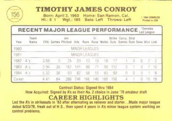 Tim Conroy  baseball card collectible - Main Image 2