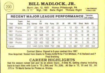 Bill Madlock  baseball card collectible - Main Image 2