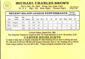 Mike Brown  baseball card collectible - Main Image 2