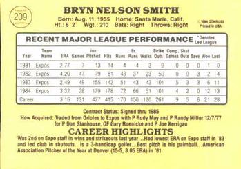 Bryn Smith  baseball card collectible - Main Image 2