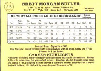 Brett Butler  baseball card collectible - Main Image 2