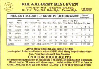 Bert Blyleven  baseball card collectible - Main Image 2