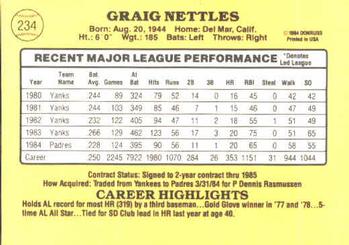 Graig Nettles  baseball card collectible - Main Image 2