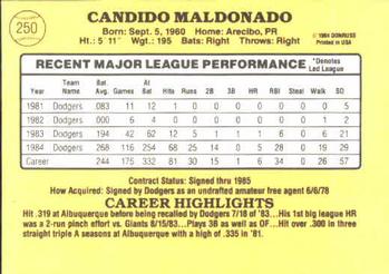 Candy Maldonado  baseball card collectible - Main Image 2