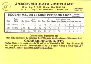 Mike Jeffcoat  baseball card collectible - Main Image 2