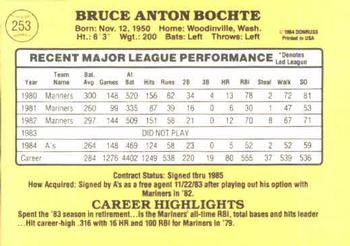 Bruce Bochte  baseball card collectible - Main Image 2