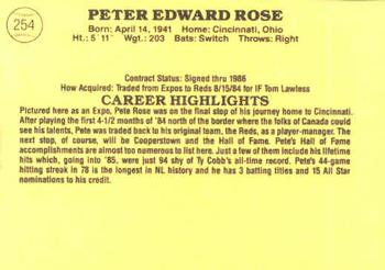 Pete Rose  baseball card collectible - Main Image 2