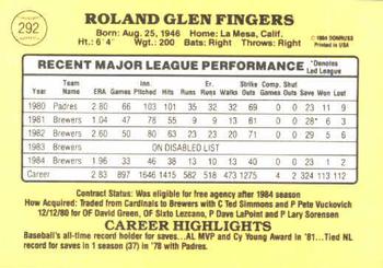 Rollie Fingers  baseball card collectible - Main Image 2