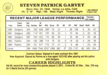 Steve Garvey  baseball card collectible - Main Image 2