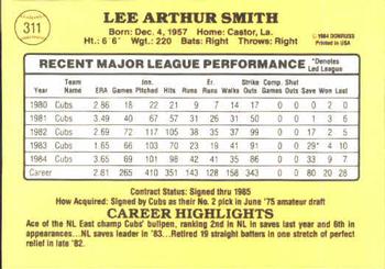 Lee Smith  baseball card collectible - Main Image 2