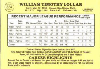 Tim Lollar  baseball card collectible - Main Image 2